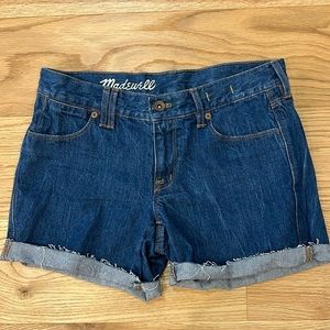 Women’s Madewell Jean Shorts (size 25)